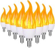 лампа со световым эффектом "🔥 flame effect light bulb" от tomtoo логотип