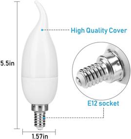 img 2 attached to Лампа со световым эффектом "🔥 Flame Effect Light Bulb" от TOMTOO