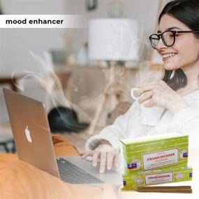 img 1 attached to 🌟 Satya Sai Baba Nag Champa - Frankincense Incense Stick Box - Pack of 12 (15g Each) - Enhancing SEO
