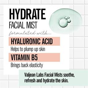 img 3 attached to 💦 Valjean Labs Hydrating Face Mist - Hyaluronic Acid + Vitamin B5, Skin Hydration and Elasticity Boost, Paraben-Free, Cruelty-Free, Made in USA (4 fl oz)