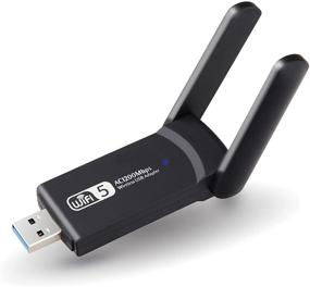 img 4 attached to 📶 High Speed Wireless USB WiFi Adapter for Desktop PC, 1200Mbps Dual Band 5GHz/2.4GHz with USB 3.0, MU-MIMO, Antenna - Supports Mac OS 10.15 & Windows 10/8.1/8/7/XP
