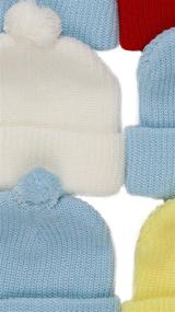 img 2 attached to ToBeInStyle Stretchy Knitted Acrylic Beanies Boys' Accessories and Hats & Caps