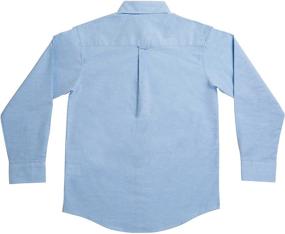 img 2 attached to Nautica Boys Oxford Shirt Blue Boys' Clothing