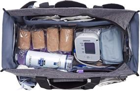 img 3 attached to 💼 HOMEST Medical Bag for Home Health Care