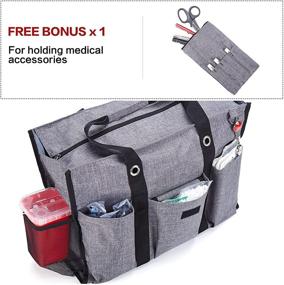 img 2 attached to 💼 HOMEST Medical Bag for Home Health Care