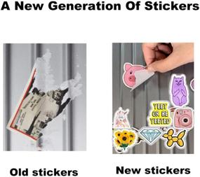img 2 attached to 🌸 100 Fresh and Girly Pink Stickers - Perfect for Children, Teens, Girls, and Adults. Ideal for Water Bottles, Laptops, Phones, Gift Boxes. Waterproof and Reusable Stickers for Sunscreen and More