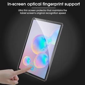 img 1 attached to OMOTON [3 Pack] Tempered Glass Screen Protector for Samsung Galaxy Tab S6 / Tab S5e 10.5 inch - Scratch Resistant & Enhanced Protection