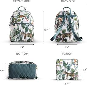 img 1 attached to 🎒 Hermine Wild Cotton Backpack by Maison