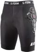 g form short liner black youth logo