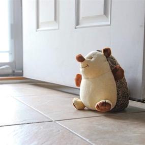 img 3 attached to 🦔 Lily’s Home Cute Decorative Hedgehog Door Stopper: Stylish, Compact, and Weighted with Soft Fabric Design