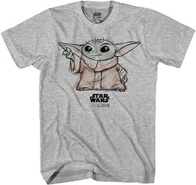 img 1 attached to Star Mandalorian Little Child Shirt