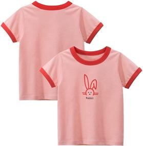 img 3 attached to 👧 Adorable Kumary Toddler Little 3 Pack Sleeve Girls' Clothing: Tops, Tees & Blouses for Cherubic Charm!