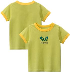 img 1 attached to 👧 Adorable Kumary Toddler Little 3 Pack Sleeve Girls' Clothing: Tops, Tees & Blouses for Cherubic Charm!
