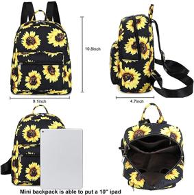 img 3 attached to Cute Mini Backpack Purse: Ideal Travel & School Bag for Girls & Teens