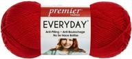 🧶 deborah norville everyday soft worsted premier yarns - really red (pack of 3) logo