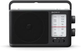 img 2 attached to 📻 Sony ICF-506 Portable FM/AM Analog Tuning Radio, Black, Lightweight 2.14 lb