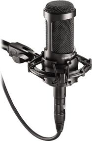 img 4 attached to 🎙️ Audio-Technica AT2035 Cardioid Condenser Microphone: Ideal for Studio, Podcasting & Streaming - XLR Output, with Custom Shock Mount