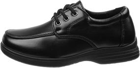 img 3 attached to 👞 Black Lace Boys' Toddler Loafers: Josmo Comfort Uniform Shoes