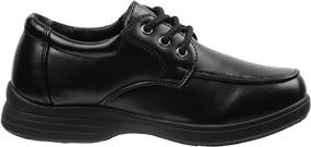 img 1 attached to 👞 Black Lace Boys' Toddler Loafers: Josmo Comfort Uniform Shoes