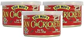 img 1 attached to 🦗 Zoo Med Can O' Crickets - Premium Insect Food, 1.2-Ounce (Pack of 3)