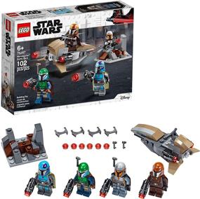 img 4 attached to 🚀 Unleash Your Inner Hero with LEGO Mandalorian Troopers Speeder Building Set