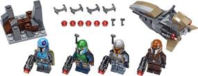 img 3 attached to 🚀 Unleash Your Inner Hero with LEGO Mandalorian Troopers Speeder Building Set