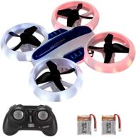 skyco new design ufo mini drone 532 2.4ghz rc quadcopter altitude hold neon light-up drones for kids boys girls toy with additional battery logo