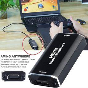 img 3 attached to 🎮Приобрести аудио-видеокарту Buyfunny01: HDMI в USB 2.0 игровой захватный донгл для записи высокого разрешения и прямых трансляций - 1080P 30fps.