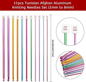 img 3 attached to Tunisian Crochet Aluminum Knitting Assorted