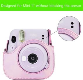 img 3 attached to Borya Mini Camera Case Bag Compatible For Fujifilm Instax Mini 11 Instant Film Camera Camera & Photo