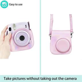 img 1 attached to Borya Mini Camera Case Bag Compatible For Fujifilm Instax Mini 11 Instant Film Camera Camera & Photo