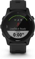 📟 enhanced performance and connectivity: garmin forerunner 945 lte smartwatch, black logo