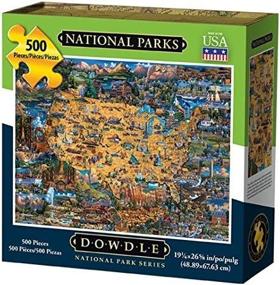 img 2 attached to Dowdle Folk Art National Jigsaw: Immersive and Engaging Puzzle Experience