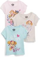 paw patrol sleeve t shirt heather girls' clothing for tops, tees & blouses logo