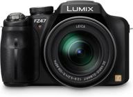 📷 panasonic lumix dmc-fz47k 12.1mp digital camera - black (old model) with 24x optical zoom logo