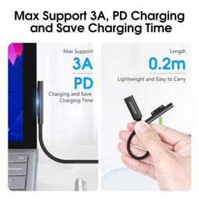 img 1 attached to Braided Surface Charging Compatible Microsoft Tablet Accessories