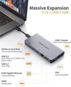 img 3 attached to Multiport CableCreation Ethernet Compatible Thunderbolt