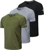 👕 zengvee men's quick dry work shirts: stylish running shirts with short sleeves логотип