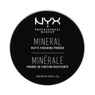 💄 nyx professional makeup mineral matte loose setting powder in light/medium shade logo