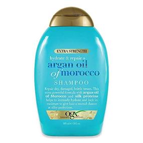 img 4 attached to 🌿 OGX Argan Oil of Morocco Extra Strength Hydrate & Repair Shampoo - Cold-Pressed Argan Oil for Dry, Damaged Hair, Moisturizing & Smoothing Formula, 13 fl oz, Paraben-Free, Sulfate-Free