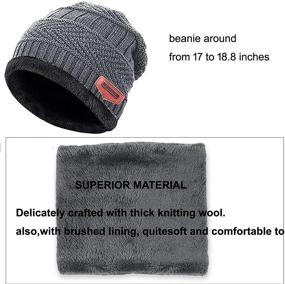 img 2 attached to WINTERCODE Unisex Women's Beanie for Adults