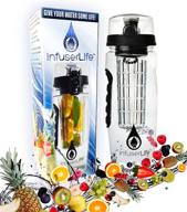 🍓 optihydrate infuser water bottle - top-rated fruit infuser with leakproof design - maximize your daily water intake with your favorite fruits or veggies! generous 32 oz. size - user-friendly design for effective weight management logo