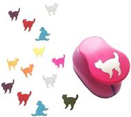 🐱 carykon 1" clever lever craft punch - cut out perfect cat shaped designs! logo