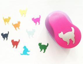 img 2 attached to 🐱 Carykon 1" Clever Lever Craft Punch - Cut Out Perfect Cat Shaped Designs!