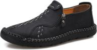 men's leather stitched oxfords - 👞 stylish fashion walking shoes, loafers, and slip-ons logo