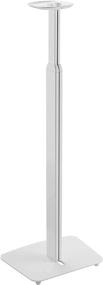 img 1 attached to 🔊 ynVISION Height Adjustable Floor Stands for Sonos One, One SL, Play:1 – 2 Pack, White (SEO Enhanced)