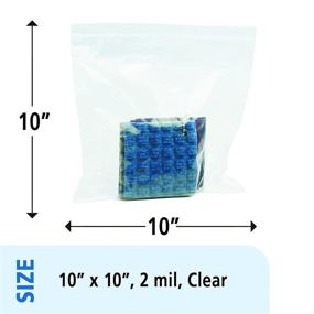 img 3 attached to Stout Envision Resealable Zipper Storage Packaging & Shipping Supplies