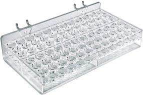 img 4 attached to Azar Displays 225525 2Pack 72 Compartment Cosmetic