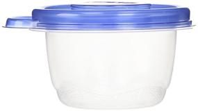 img 2 attached to 🍽️ Glad Mini Round BPA- Free 4 oz Containers, Pack of 8