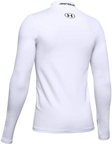 img 1 attached to 👕 Under Armour ColdGear Light Heather Boys' Active Wear: Stay Warm and Stylish!